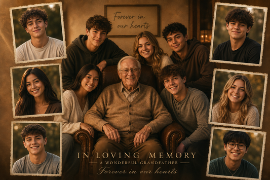 Custom Memorial Canvas Portraits