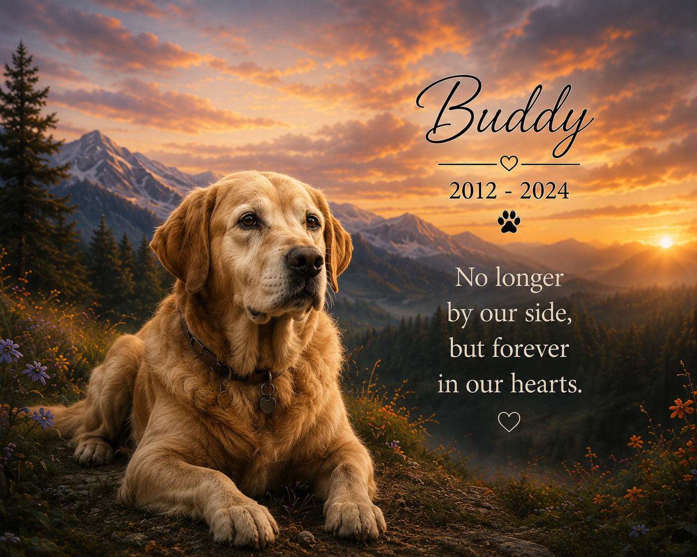 Pet Memorial Portraits