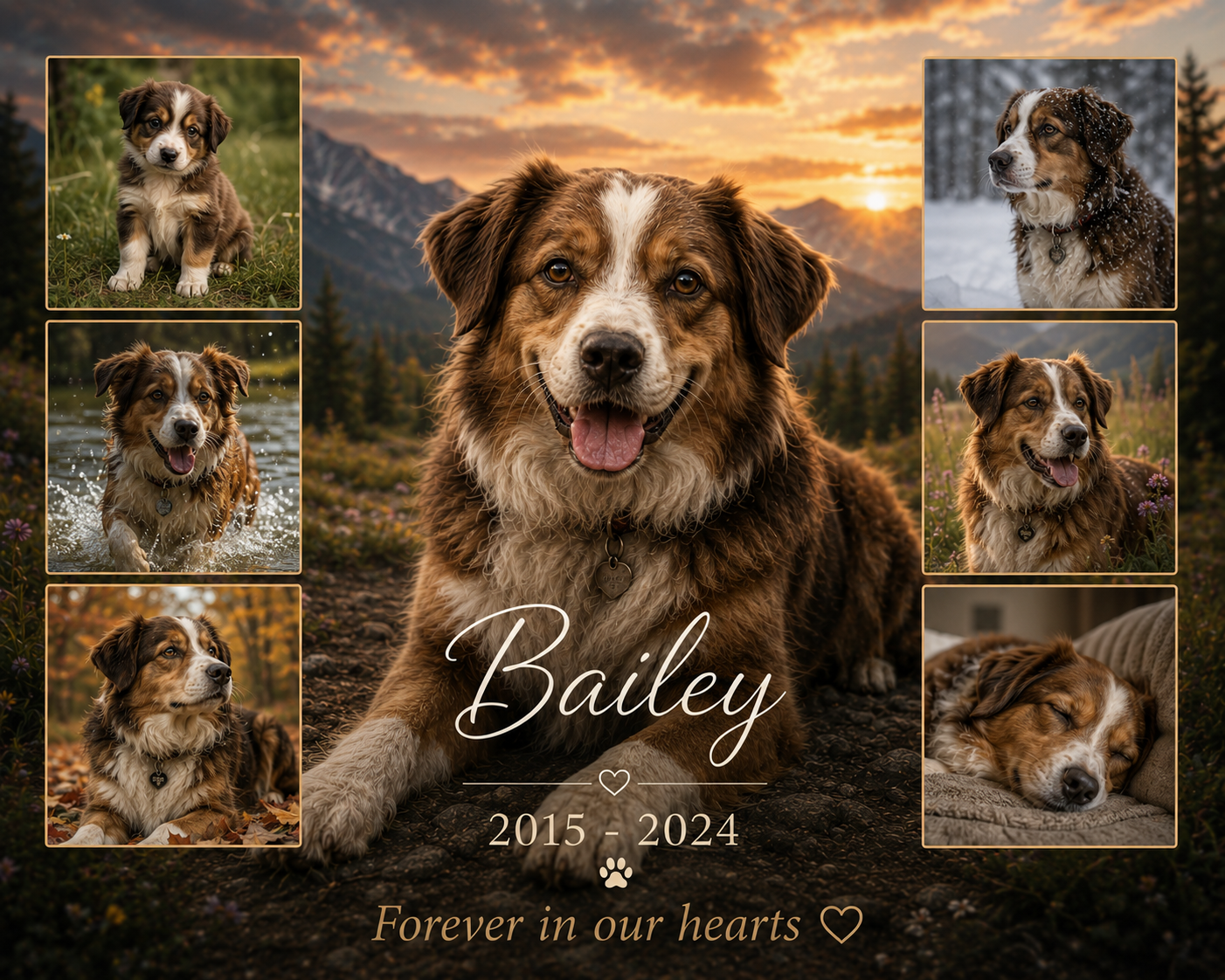 Pet Memorial Portraits